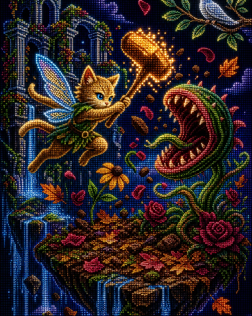 Luminous Cat Fae inspiration preview