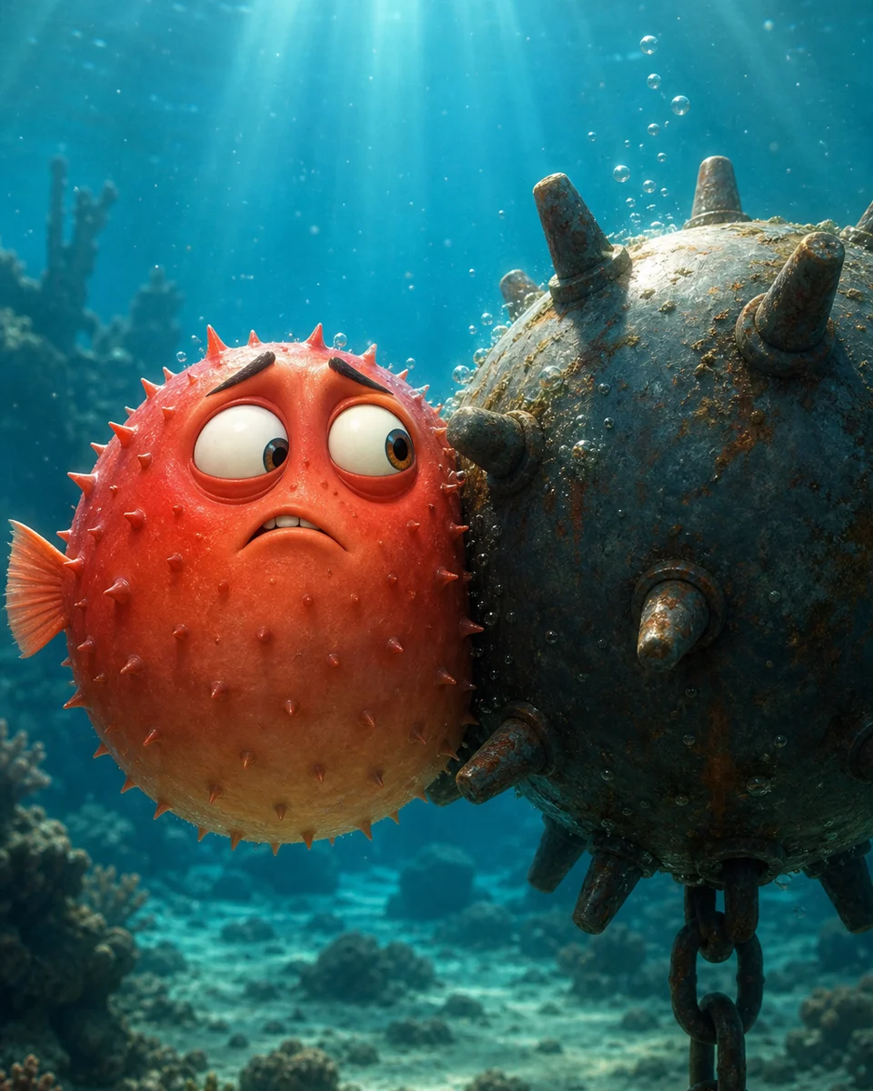 Pufferfish Peril inspiration preview