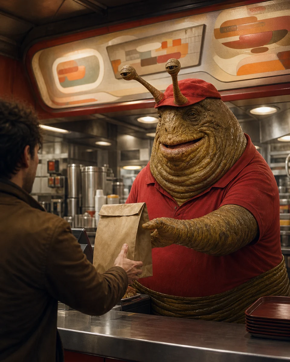 Cosmic Fast Food inspiration preview