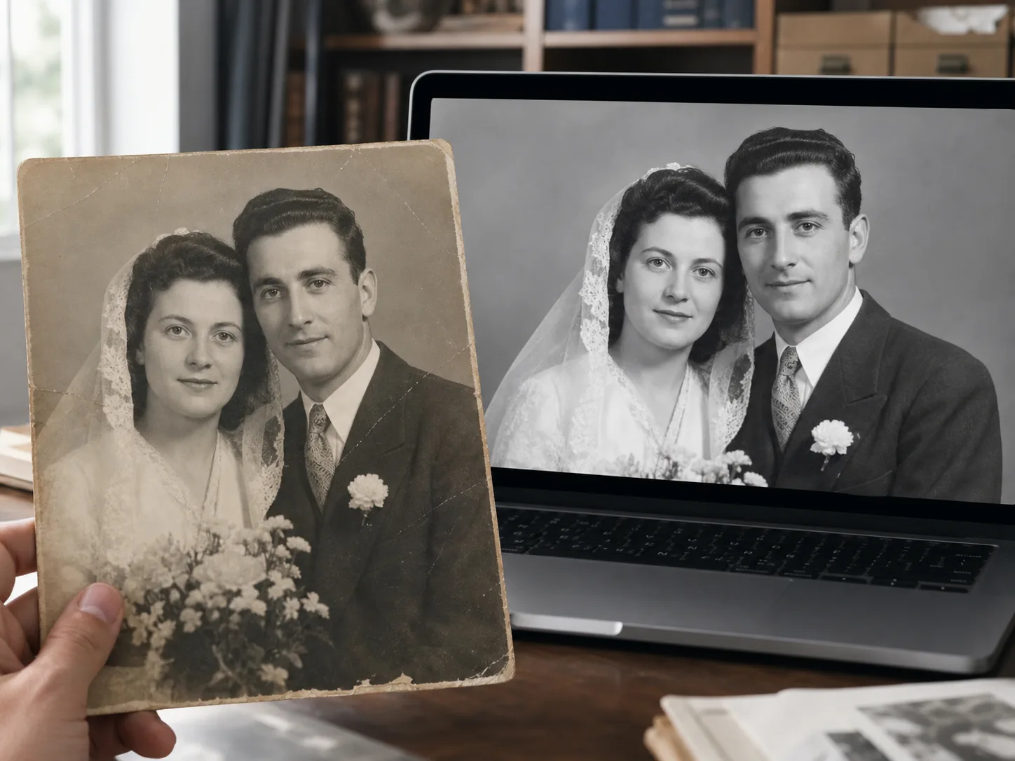 AI Old Photo Restoration That Preserves Faces